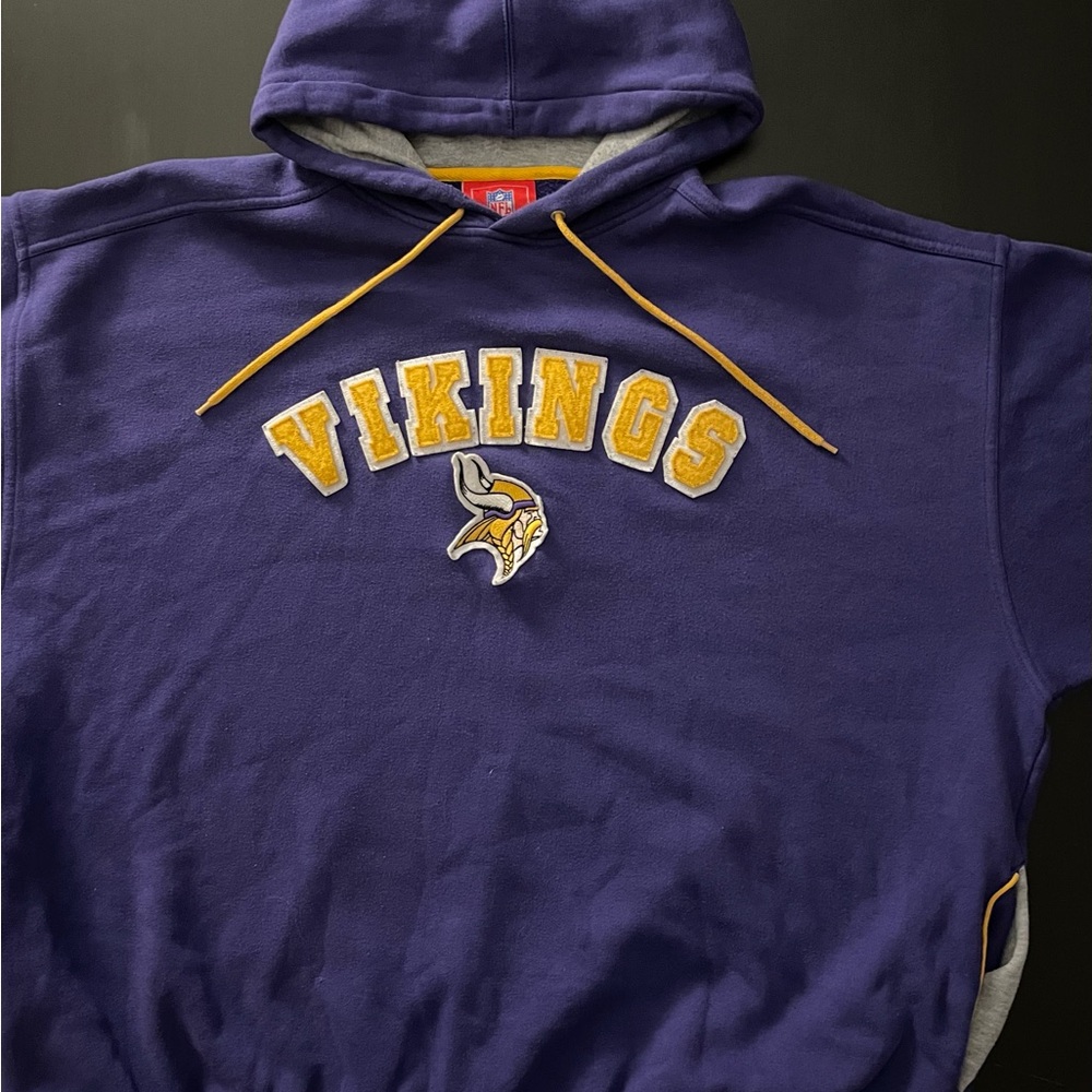 Vintage Vikings Purple Hoodie